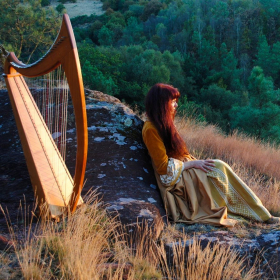 Harp_Imag_in_Eire_photos_sur_toile_harpes_celtiques_avec_LAWENA